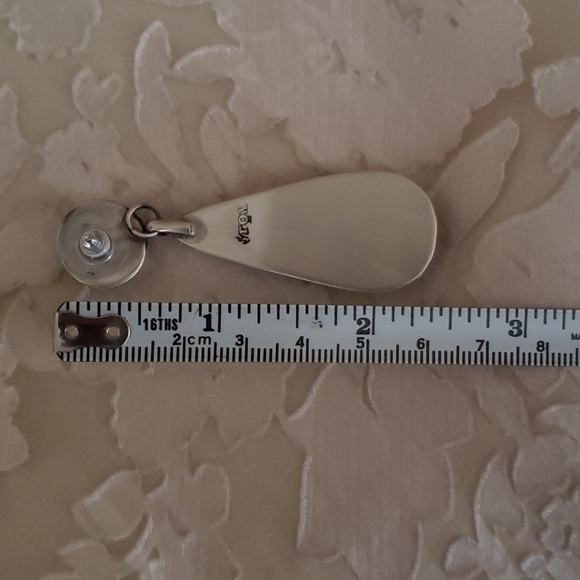 AUTHENTIC, Navajo, Sterling Silver Native American Teardrop Earrings. - Picture 9 of 9